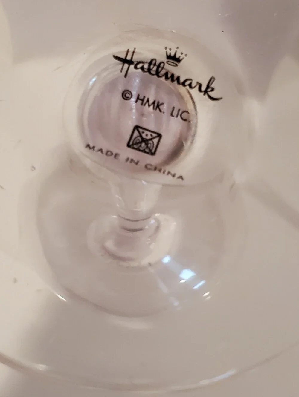 Set Of 2 Hallmark Wine Glasses